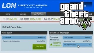 GTA 5  How to Make Money Using The Stock Market Guide GTA V [upl. by Angil581]