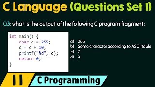 C Programming Important Questions Set 1 [upl. by Mildrid]