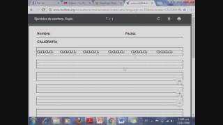 COMO REALIZAR EJERCICIOS DE CALIGRAFÍA PARA IMPRIMIR EN 2 MINUTOS [upl. by Matthei]