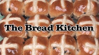 Traditional Hot Cross Buns Recipe in The Bread Kitchen [upl. by Nyletak]