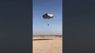 Army Reserve Airborne Parachute Jump hard landing [upl. by Fang]