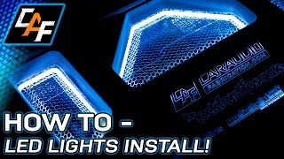 HOW TO Install LED LIGHTS Custom Vehicle Lighting Techniques  CarAudioFabrication [upl. by Milon]