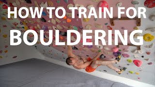 How to train for bouldering [upl. by Kcirdnekal]