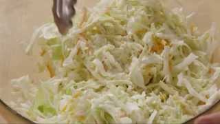 How to Make Restaurant Style Coleslaw  Salad Recipe  Allrecipescom [upl. by Levina]