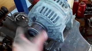 SKODA FABIA 16TDI HOW TO REPAIR ALTERNATOR [upl. by Itsirhc571]