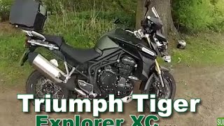 Triumph Tiger Explorer XC  Ride review and walkaround 2015 [upl. by Skutchan]