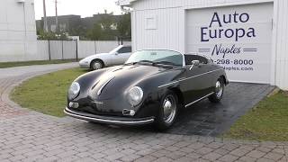 1957 Porsche 356 Speedster Replica by Vintage Speedsters  Review and Drive Bill [upl. by Atiugram]