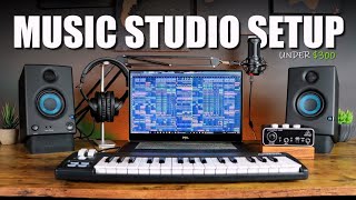 Home Studio Setup On a Budget For Beginners Under 300  The Perfect Home Music Studio Starter Kit [upl. by Rhys]