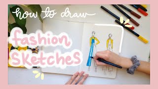 How To Draw Fashion Sketches and Figures [upl. by Wilmott]