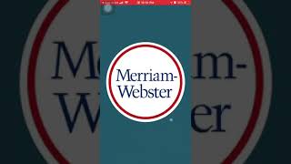 How To Download MerriamWebster Dictionary in Your iPhone [upl. by Ysnap625]