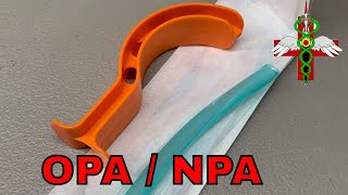 Inserting a Nasopharyngeal Airway NPA [upl. by Aluk406]