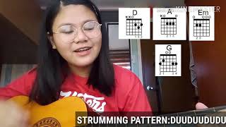 1251 Guitar Tutorial  TAGALOG  Easy Chords [upl. by Blasien]