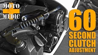 60 Second Clutch Adjustment  Tutorial [upl. by Hgeilyak]