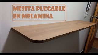 MESITA PLEGABLE DE MELAMINA FACIL DE HACER [upl. by Aztirak]