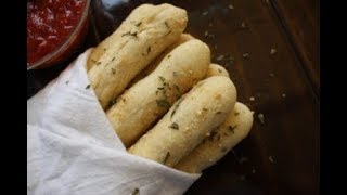 How to Make Garlic Butter Breadsticks  Soft Fluffy Breadsticks Recipe [upl. by Ellednek881]