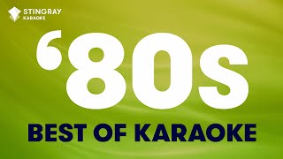 1 HOUR NON STOP BEST OF 80s MUSIC  KARAOKE WITH LYRICS [upl. by Lehsar]