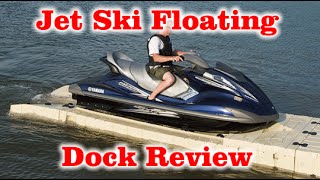 Review of Jet Ski Floating Boat Lift wave armor dock [upl. by Kennard161]