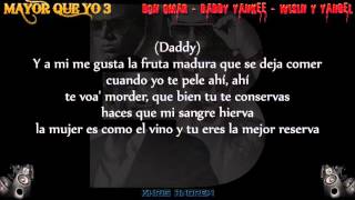 Mayor Que Yo 3 Letra  Don Omar Ft Daddy Yankee Wisin y Yandel [upl. by Mosley587]