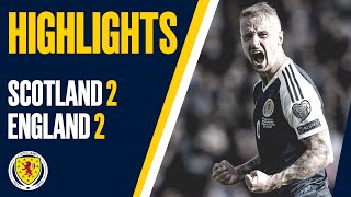 Leigh Griffiths Scores TWO Incredible Free Kicks  Scotland 22 England  Highlights [upl. by Batory539]