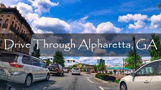 Alpharetta Georgia  Driving Tour  4K [upl. by Relluf]