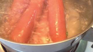 How to boil hot dogs perfectly [upl. by Batish]