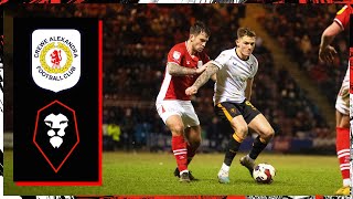 HIGHLIGHTS  Crewe Alexandra 43 Salford City [upl. by Ewnihc850]