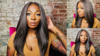 WHAT WIG IS THAT Outre Neesha Soft amp Natural Synthetic Swiss Lace Front Wig  NEESHA 207 [upl. by Oznohpla]