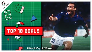 TOP 10 GOALS  1990 FIFA World Cup [upl. by Uzia]