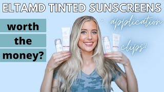 EltaMD Tinted Mineral Facial Sunscreen Review  Elta MD UV Daily UV Clear UV Physical UV Elements [upl. by Eillil]