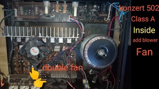 Konzert 502 Class A inside add Blower fan [upl. by Areyk]