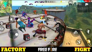 Garena free fire factory king  ff fist fight on factory roof  factory challenge gameplay  video t [upl. by Ayiak]