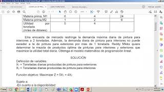 PARTE1 FORMULACIÓN DE MODELOS DE PROGRAMACIÓN LINEAL [upl. by Ayouqes166]