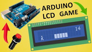 Arduino Game Project  How to make Arduino LCD Game Endless Runner [upl. by Evyn]