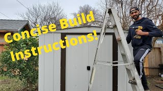 Step by Step Instructions into Building Your First Shed [upl. by Annaerb]