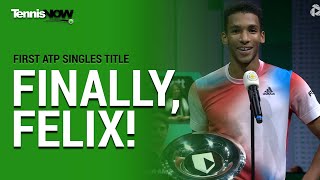 Felix AugerAliassime Finally Wins an ATP Singles Title [upl. by Anu]