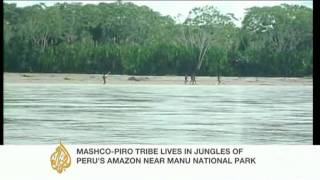 Pictures released of uncontacted Peru tribe [upl. by Atig]