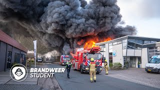 GROTE BRAND BIJ BANDENBEDRIJF [upl. by Orme]