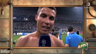 APM Cristiano Ronaldo dedica eructo a la afición del Real Madrid [upl. by Anyaled]