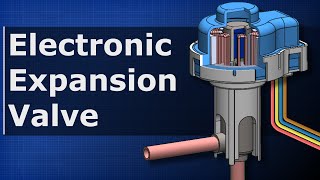 Electronic Expansion Valve  How it works ETS 5M HVAC [upl. by Noll]