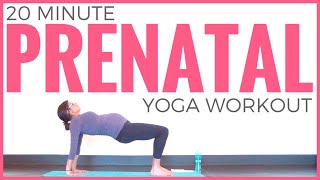 Prenatal Yoga Workout for ALL Trimesters  Sarah Beth Yoga [upl. by Caritta]