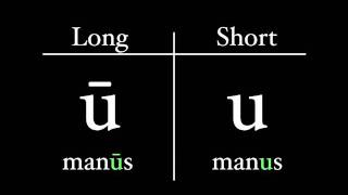 The Latin Alphabet  Vowel Pronunciation [upl. by Yenhoj]