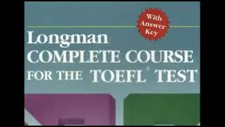 AUDIO LISTENING TOEFL LONGMAN COMPLETE TEST [upl. by Eceinwahs]