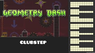 Geometry Dash  Clubstep Piano Cover [upl. by Einolem34]