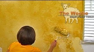 2Color Roller Faux Finish Painting by The Woolie How To Paint Walls FauxPainting [upl. by Maziar227]