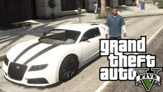 ★ GTA 5  How to Get a Bugatti Veyron  Location [upl. by Ehtylb]