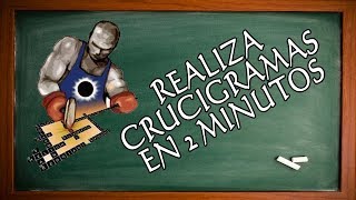 CREA CRUCIGRAMAS EN 2 MINUTOS CON CROSSWORD FORGE [upl. by Stander]