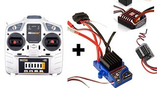 How to calibrate your mc6c microzone transmitter with a Traxxas XL5 ESC [upl. by Anahsor256]