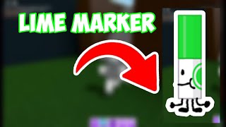 How to Get The “Lime Marker”  ROBLOX FIND THE MARKERS [upl. by Reifel]