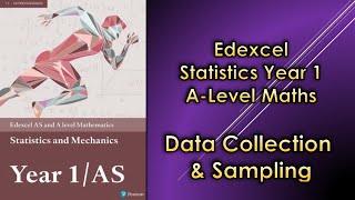 Edexcel A Level Maths Statistics 1  Data Collection amp Sampling [upl. by Johnnie758]