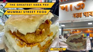 The Greatest Vada Pav in India  Bhau Vadapav Ghatkopar West  Mumbai Street Food [upl. by Medardas]